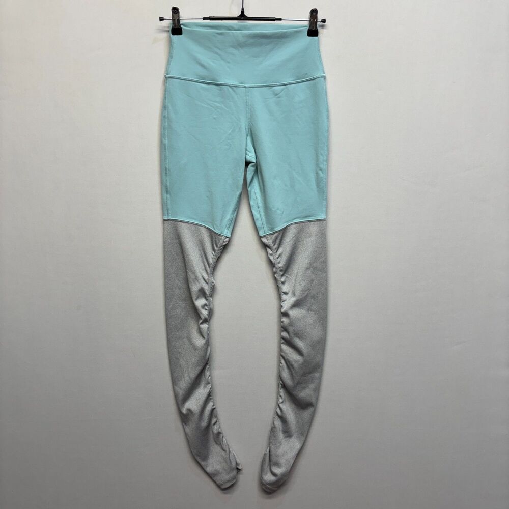 Alo Women High Waisted Ruched Yoga Goddess Leggings Size Medium C099 -14